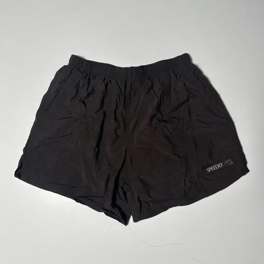 Speedo 90s Vintage Speedo Swim Trunks Brown Board Shorts Size Large